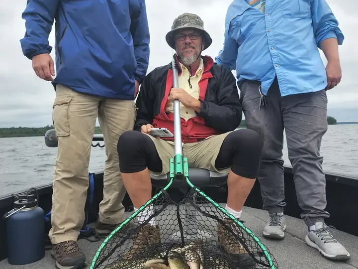 Northern Minnesota guided fishing trip photo for the Bowstring Lake fishing report