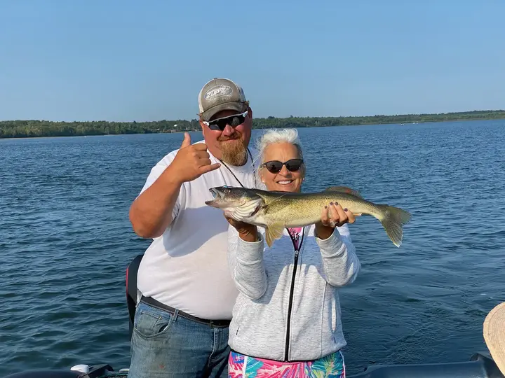 Northern Minnesota guided fishing trip photo for the Leech Lake fishing report